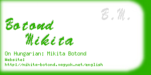 botond mikita business card